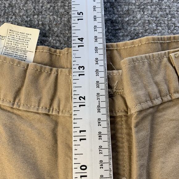 Vintage Carhartt Shorts Mens 38 Brown B147 DKH Utility Carpenter Work Cotton - Picture 10 of 16